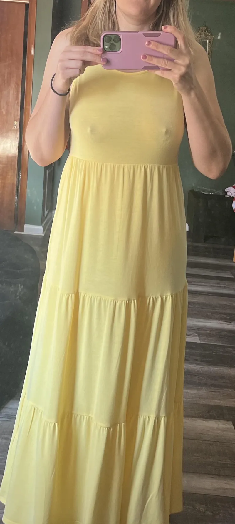 Thumbnail Favorite Dress, No Bra: A Story by hereforthedessert | Braless Category