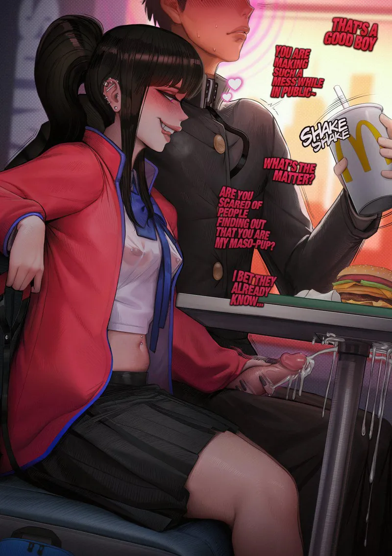 Thumbnail Experience 'Making a Mess Under the Table' by Somanycookies1 in Hentaifemdom Category