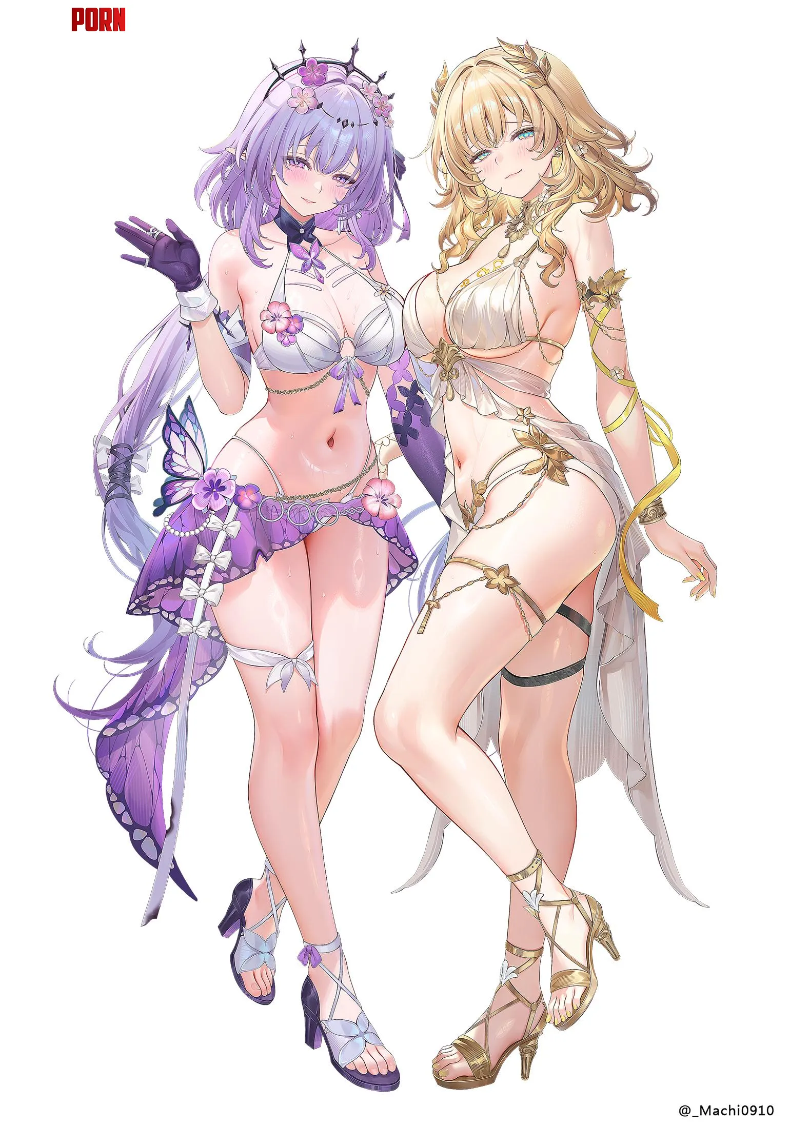 Castorice & Aglaea by xSaviour_N