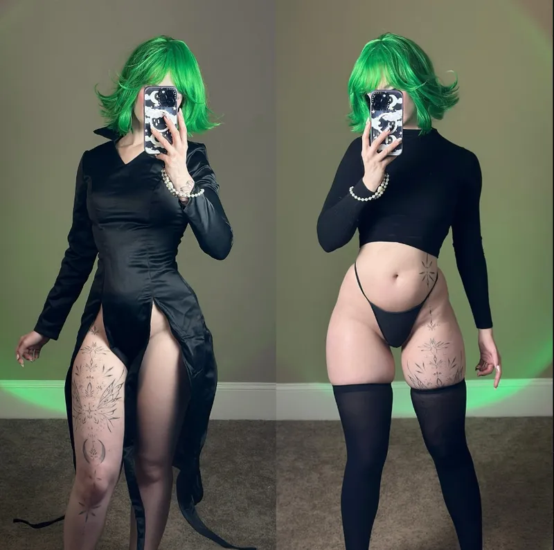 Thumbnail Cosplay Cutie: Showcasing Tatsumaki in Thong Delight | thong