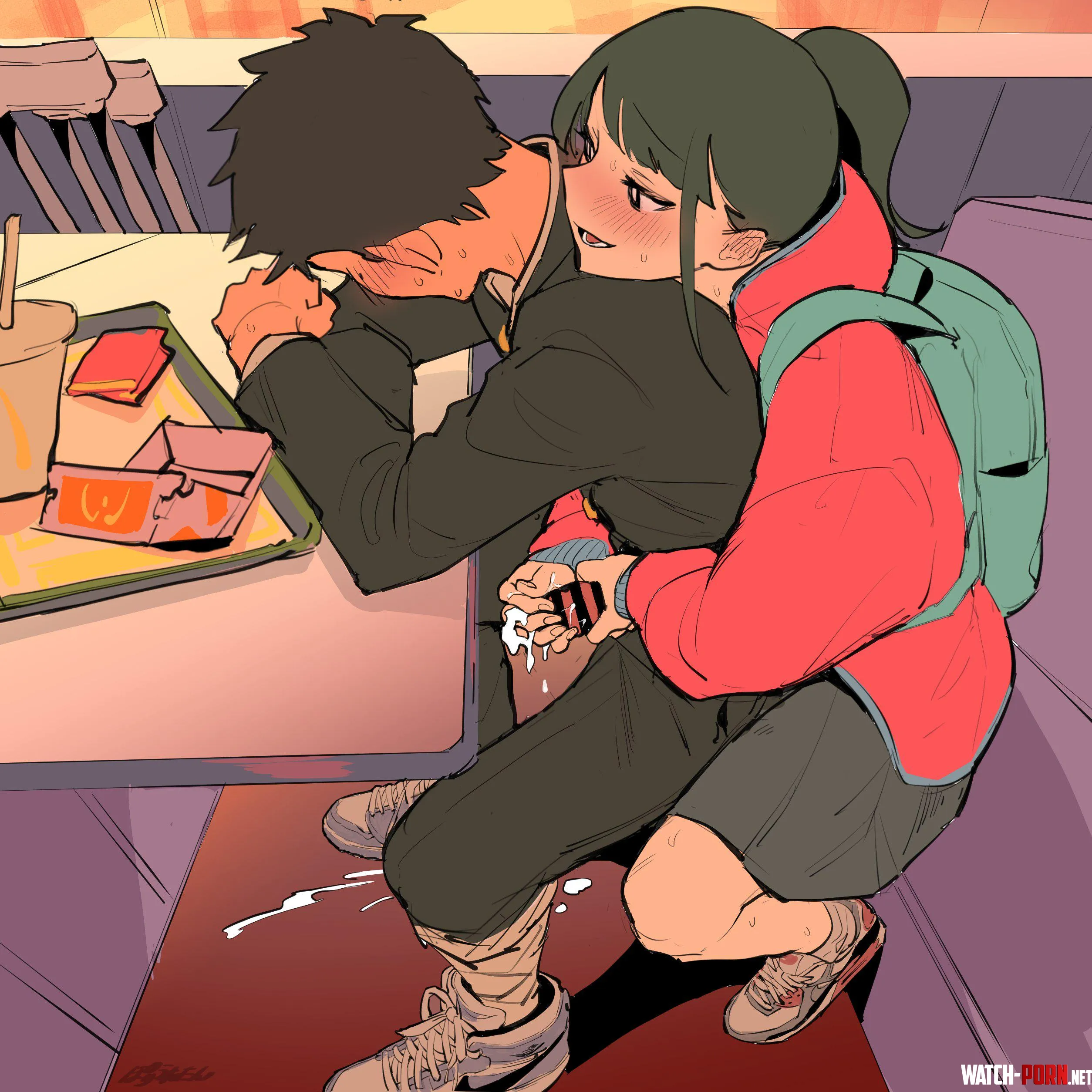 Wrung out in a McDonald's by Somanycookies1