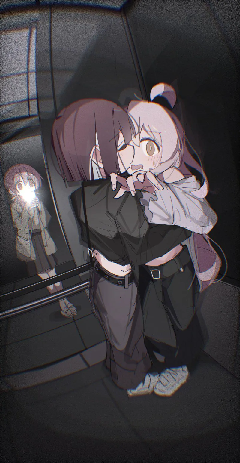 Thumbnail Caught in the elevator (2mai84) [Onii-chan Wa Oshimai!] by HentaiDepartment