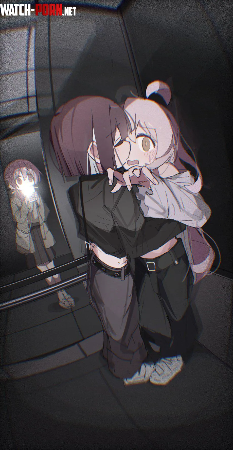 Caught in the elevator (2mai84) [Onii-chan Wa Oshimai!] by HentaiDepartment