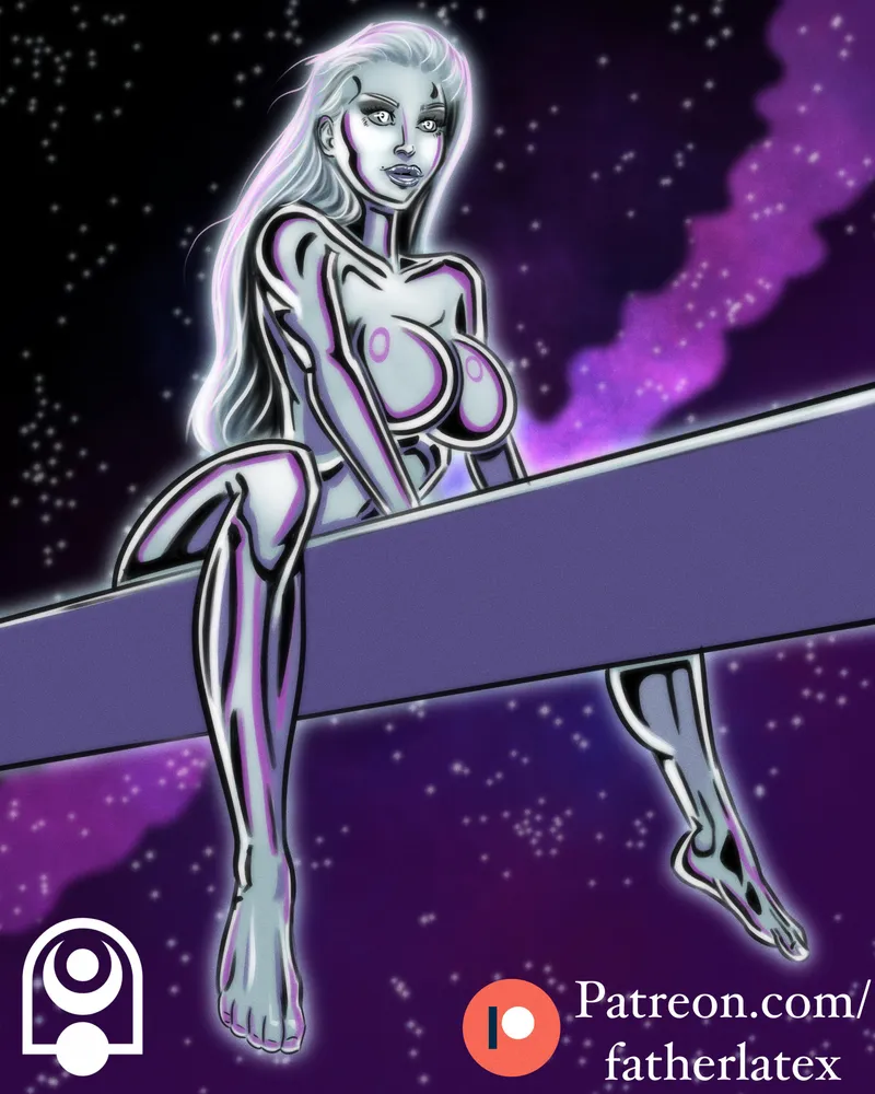 Thumbnail Silver Surfer from Marvel by LatexVixens in Superheroporn
