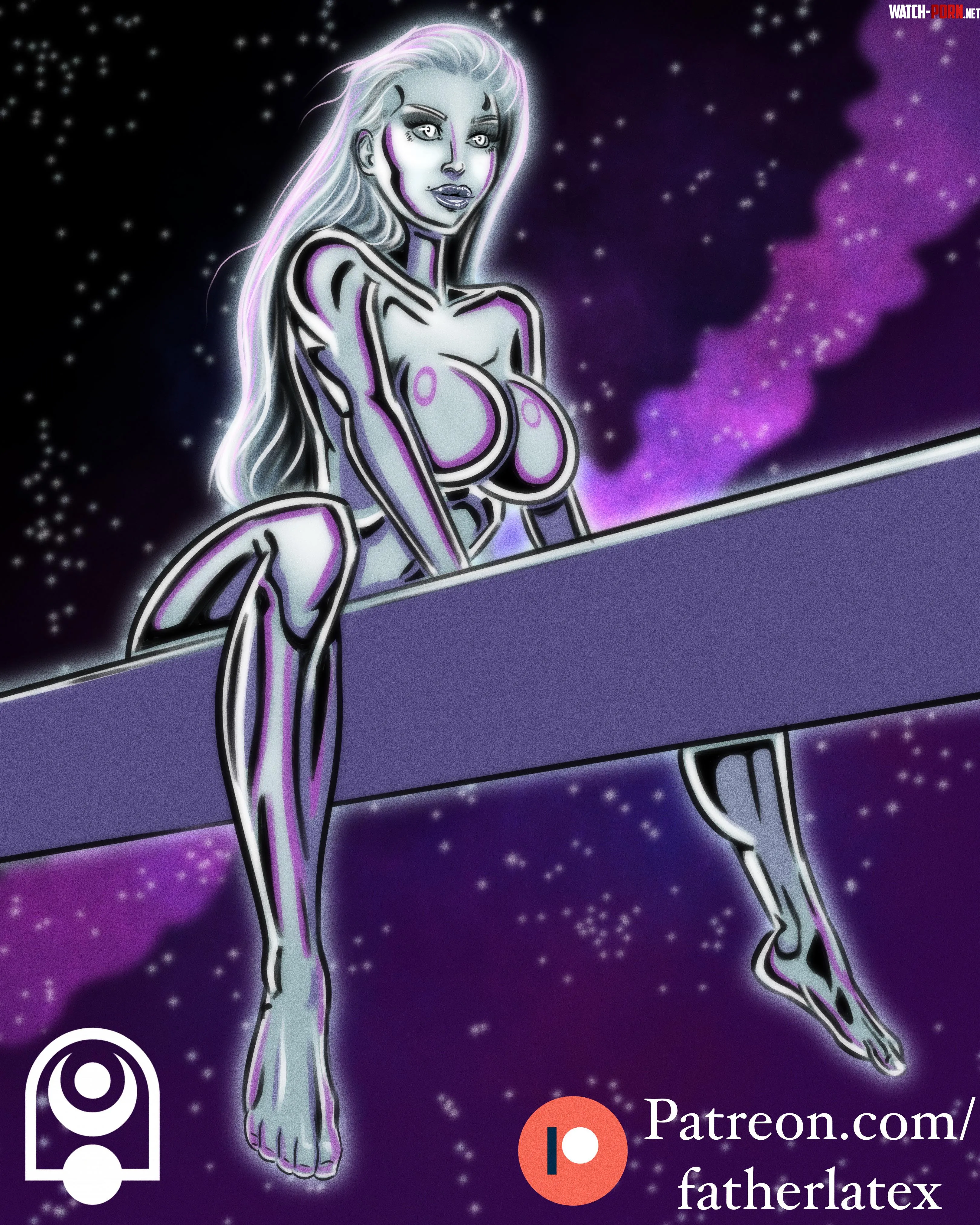Silver Surfer [Marvel] (FatherLatex) by LatexVixens
