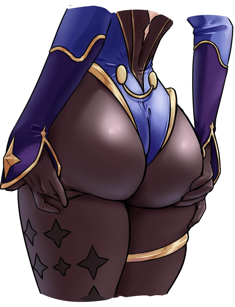 Thumbnail Exploring Mona Butt from Genshin Impact by llamanatee