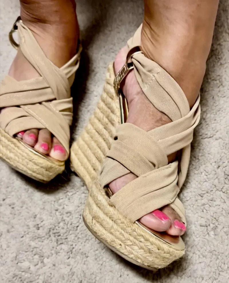 Thumbnail Feet Adorned in Cute Wedges Today! by 10GemsGFP | fetish