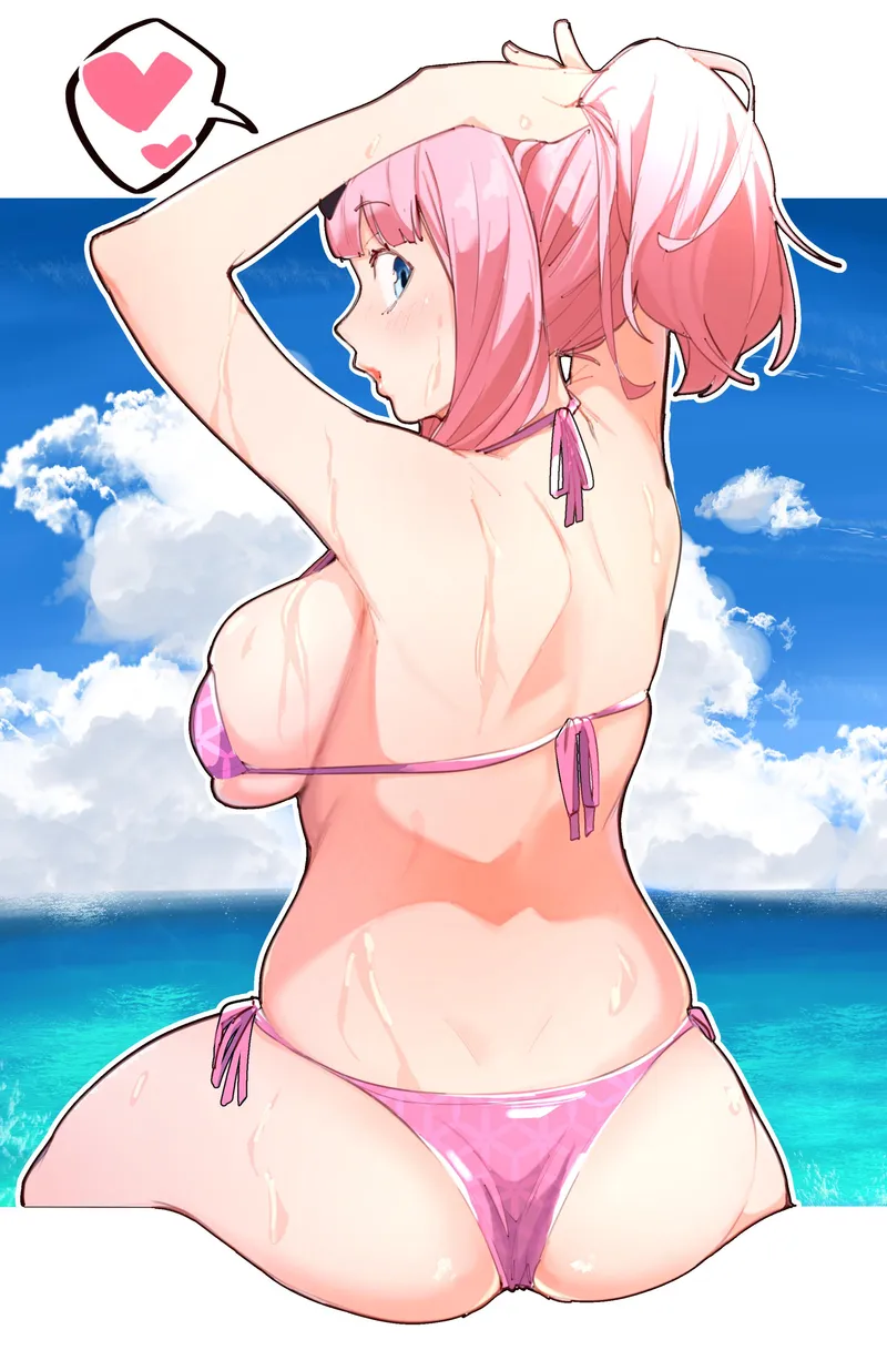 Thumbnail Chika's Beach Bikini Fun from Kaguya-Sama Love Is War