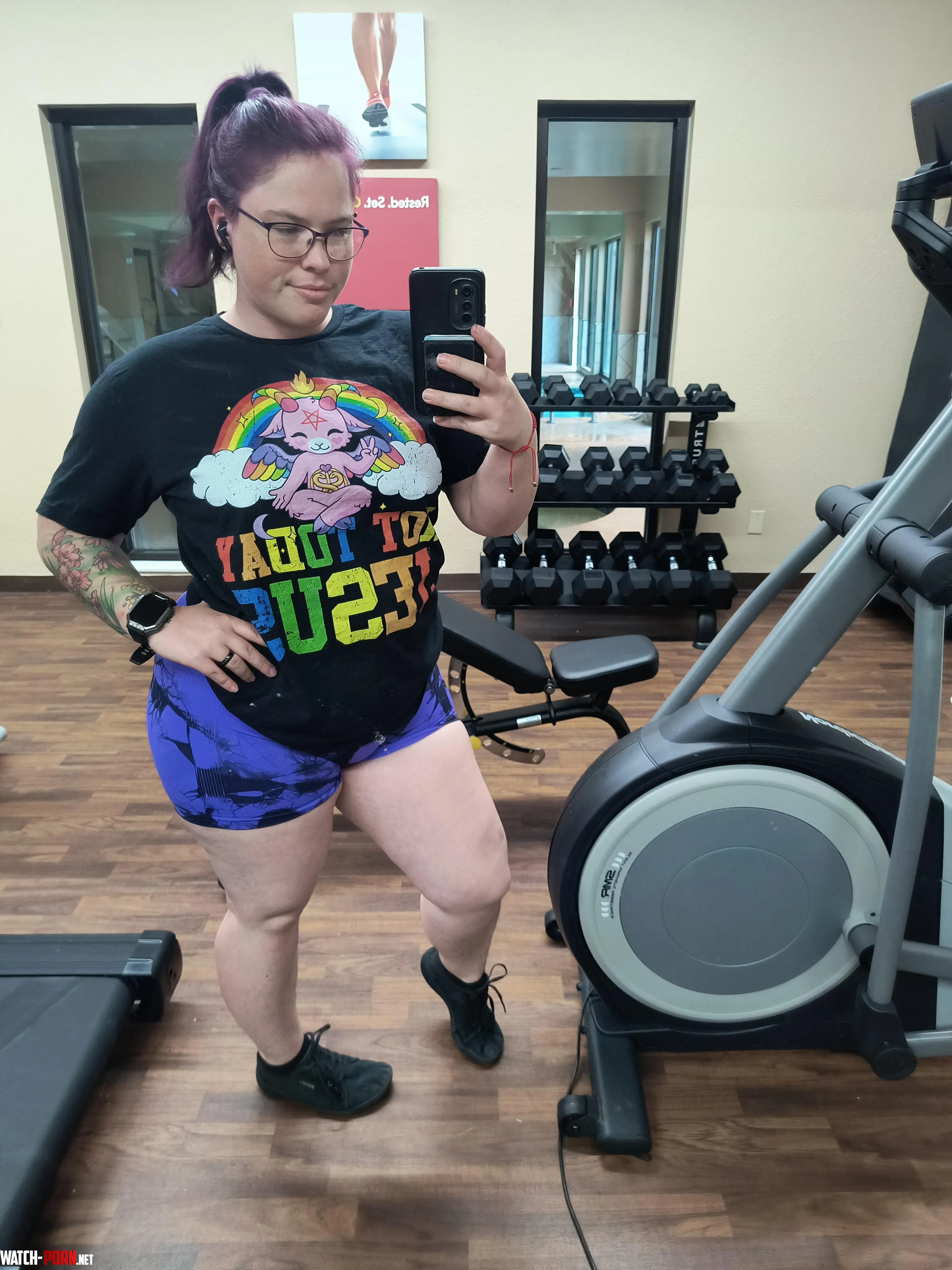 Gym time! by TheQuirkyPwrLftr