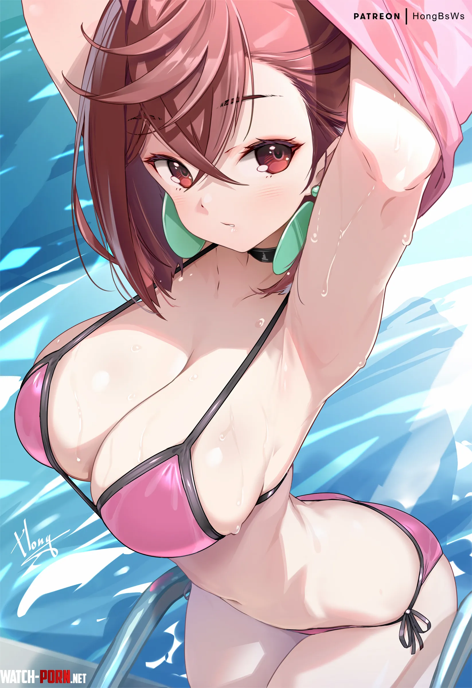 Swimsuit Momo by xSaviour_N