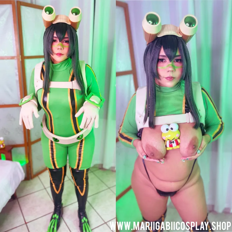 Thumbnail NSFW Tsuyu Asui Cosplay by mariigabiicos