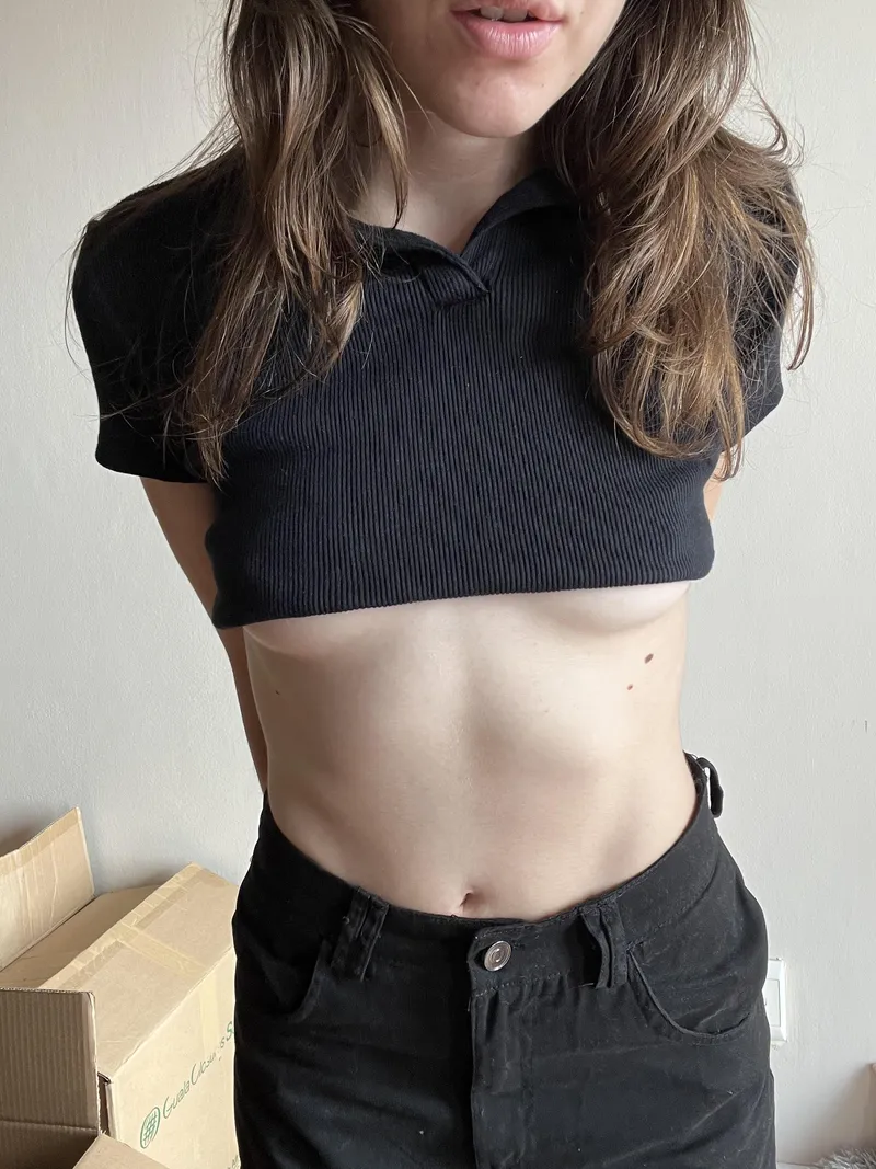 Thumbnail Petite Pleasure: Breast Tease | BabySparkleGirl