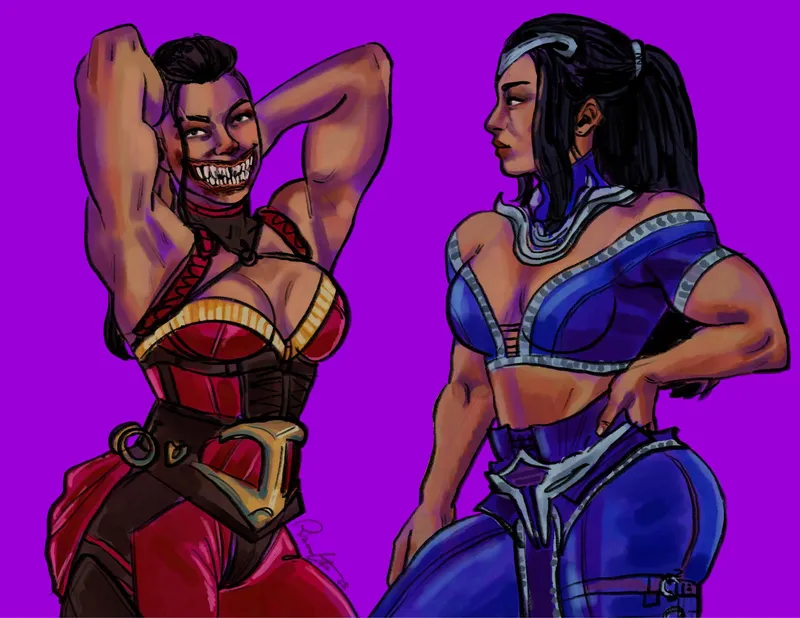 Thumbnail Mortal Kombat Sirens Mileena & Kitana Revealed