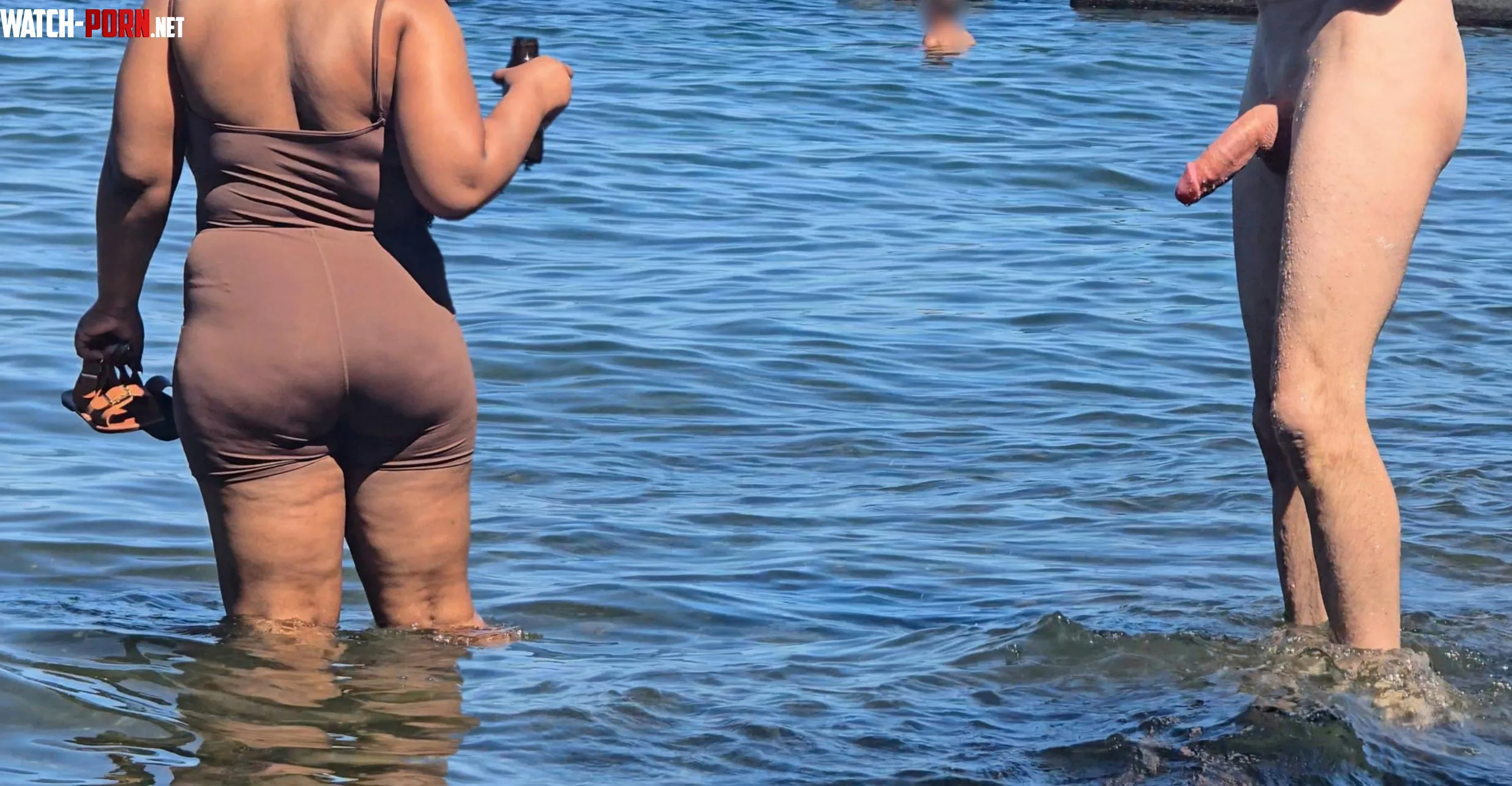 Great CFNM day at the beach by nudebeach-fun