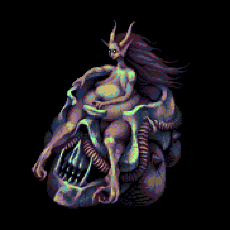 Thumbnail Hell Rider of Rotten Brains: A PixelArtNSFW Creation by Subject-Bath-2853