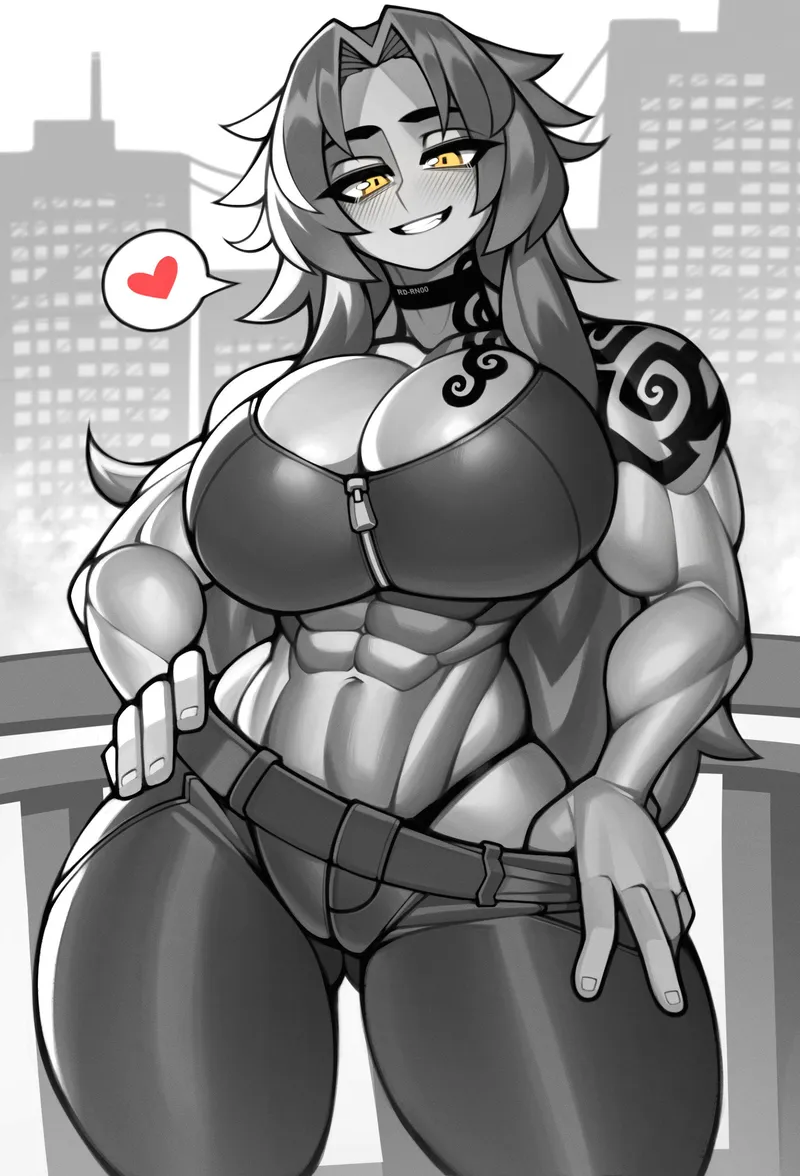 Thumbnail Feast Your Eyes on LyukaArt Raine by TheTMoneyMan | fitdrawngirls