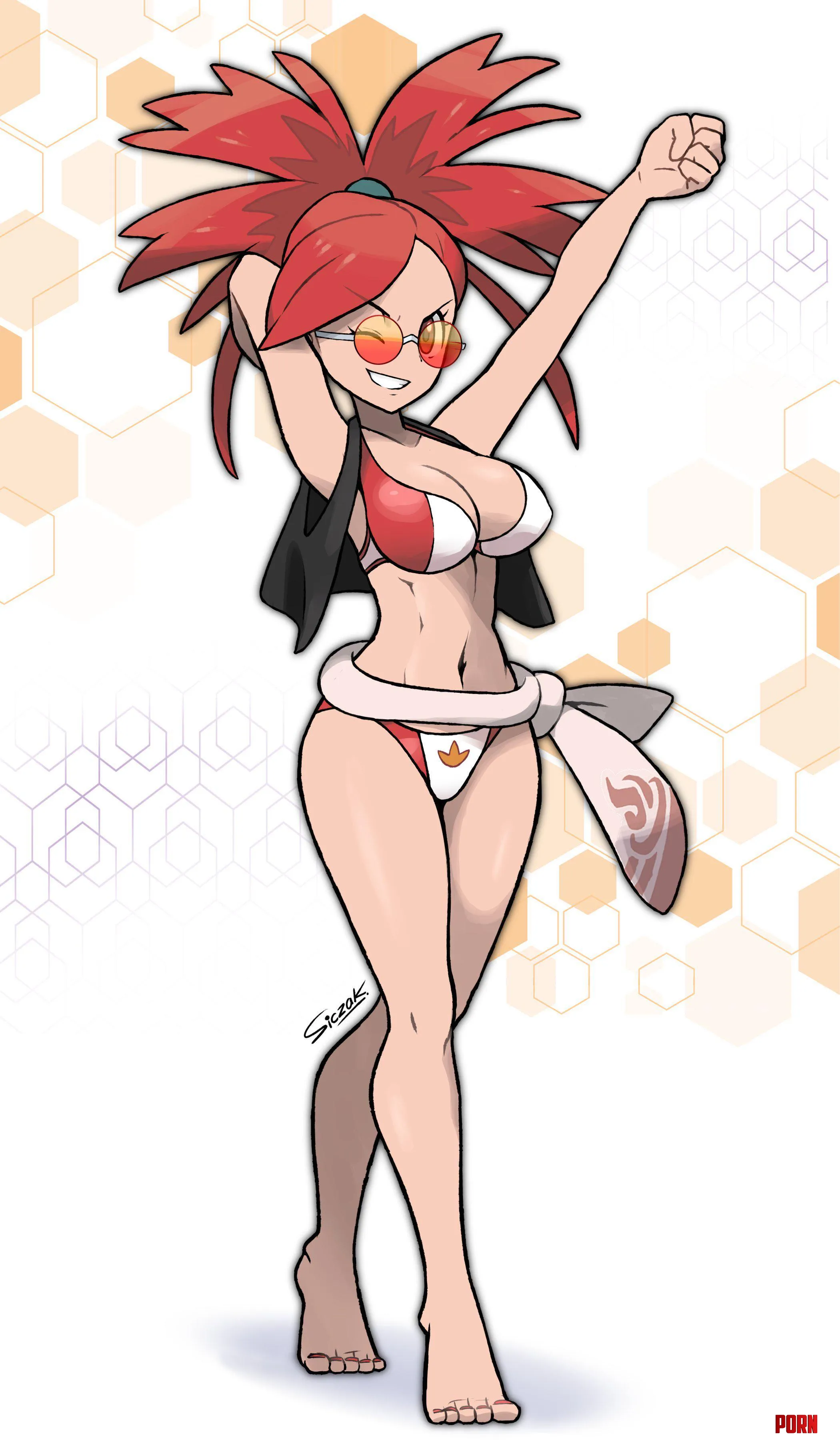 Flannery’s Swimsuit [Pokemon] by Yncionankai