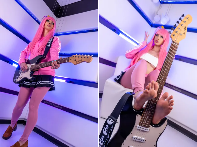 Thumbnail Bocchi the Rockstar: Rule34feet Delight with Aery Tiefling