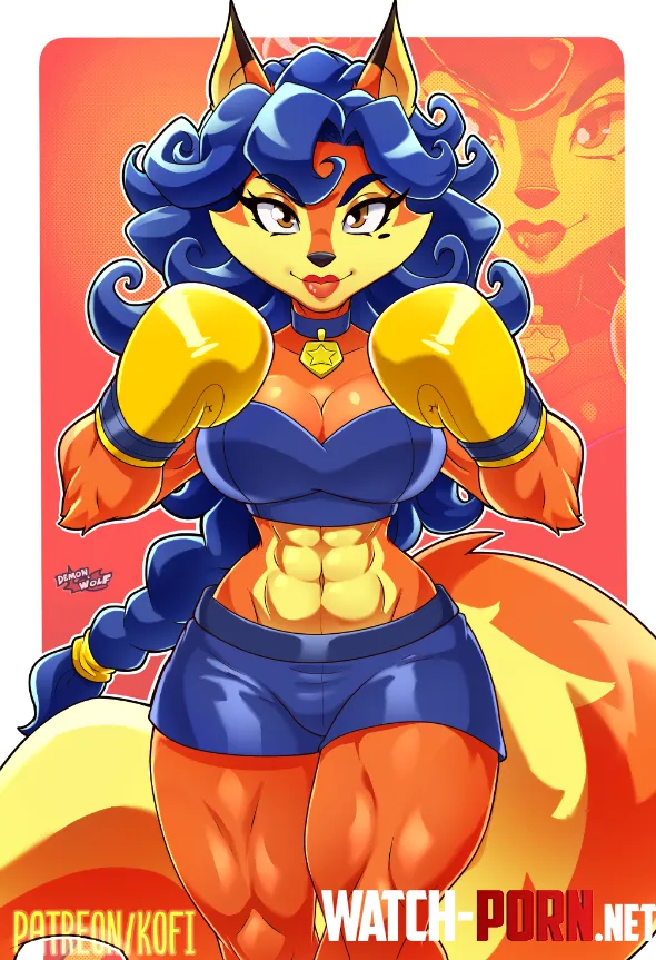 Carmelita Fox [@DemonAndWolf] by TheTMoneyMan
