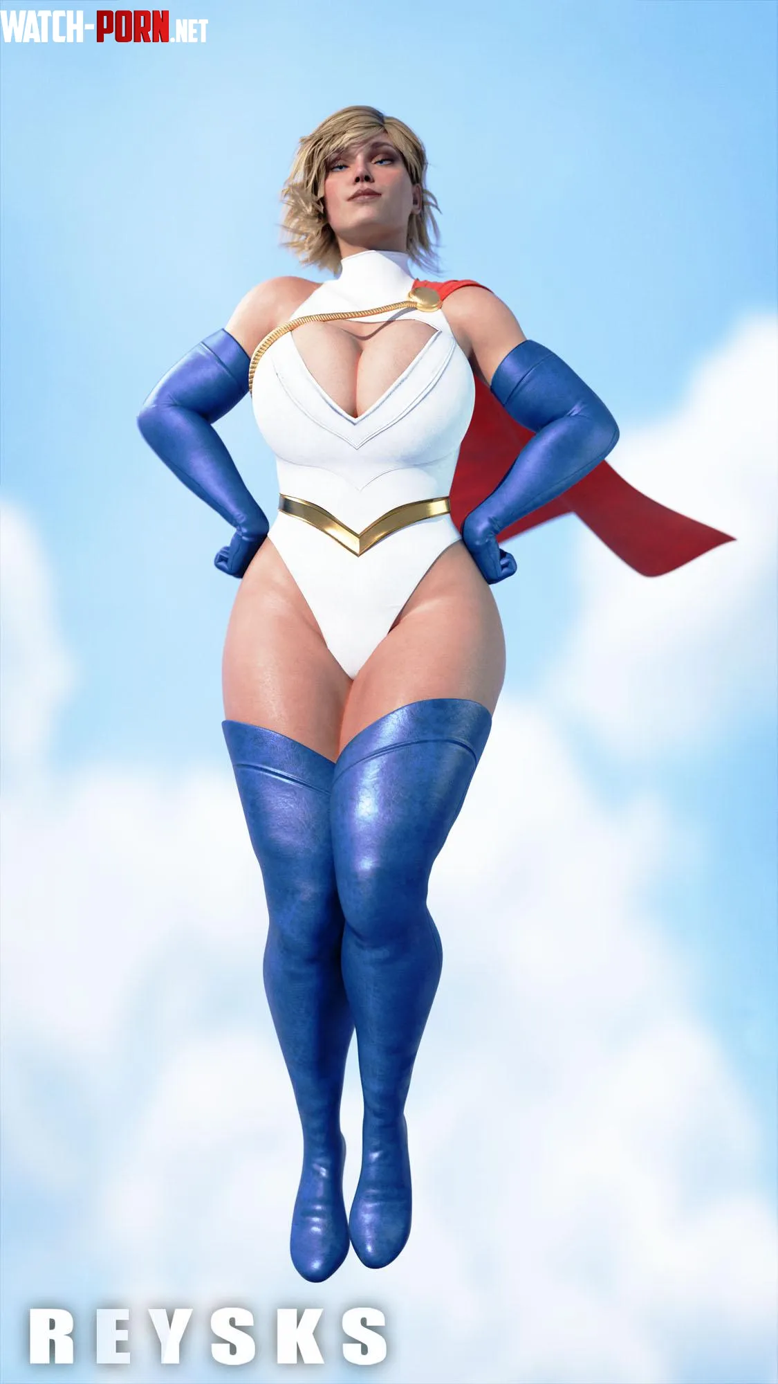 Power Girl New Outfit (Reyskss) [DC] by Cortxna