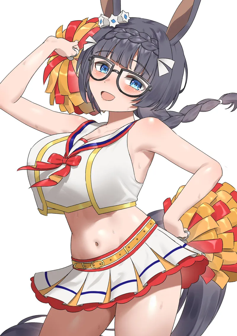 Thumbnail AlexanderMcc Showcases Cheerleader Zenno Rob Roy in Anime Midriff