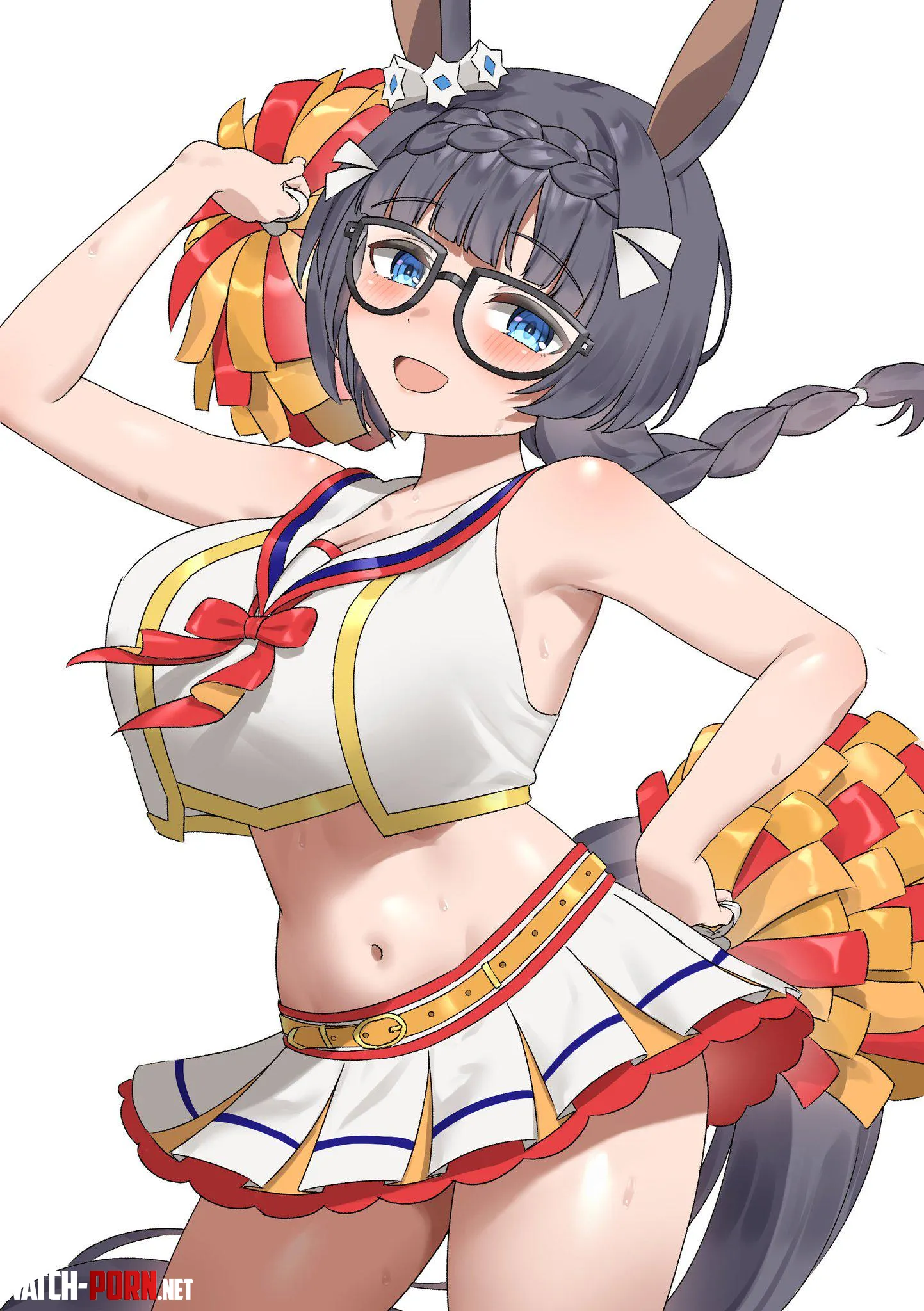 Cheerleader Zenno Rob Roy [Umamusume] by AlexanderMcc