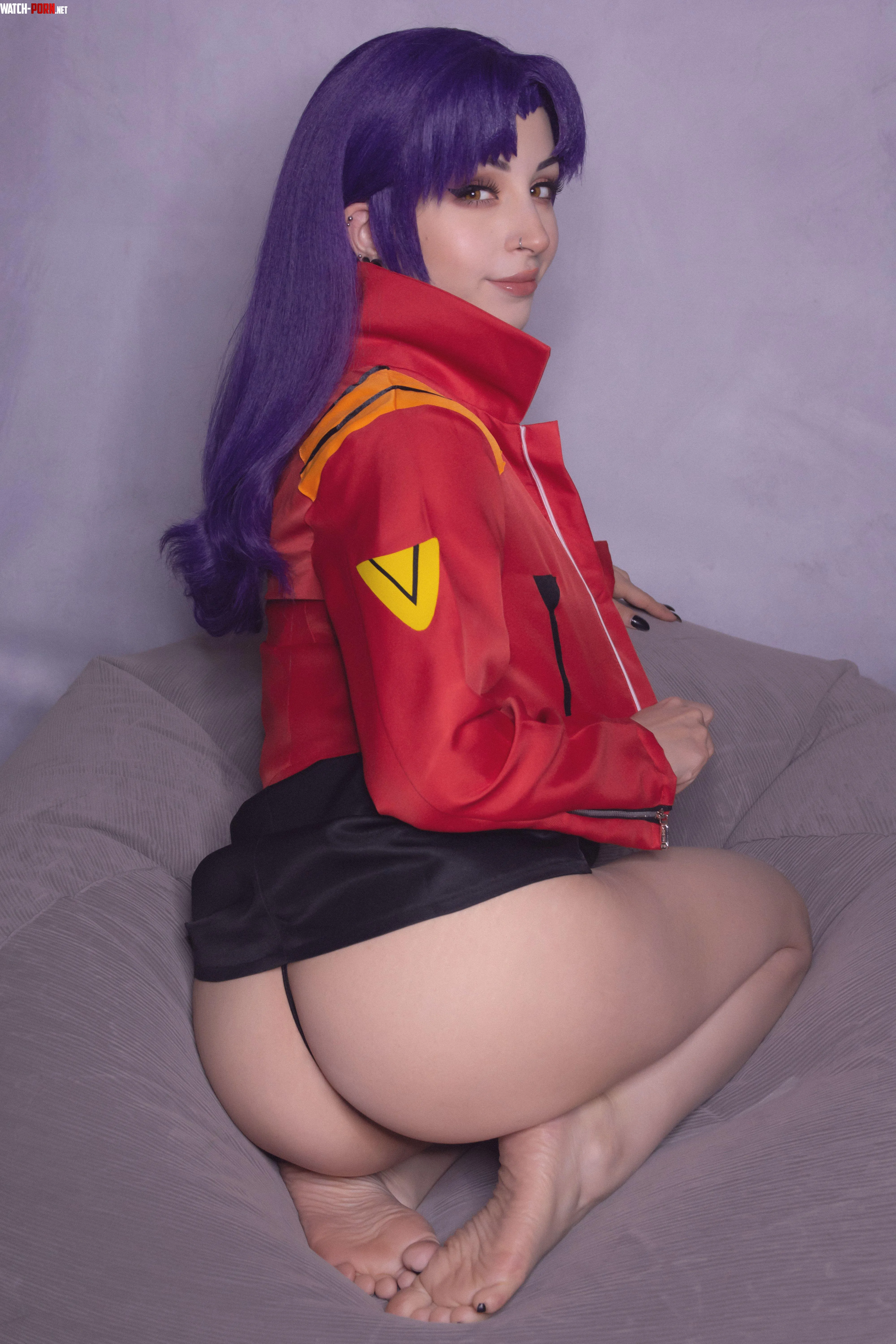 Misato [Evangelion] (Shirokitsune) by kuropuppi