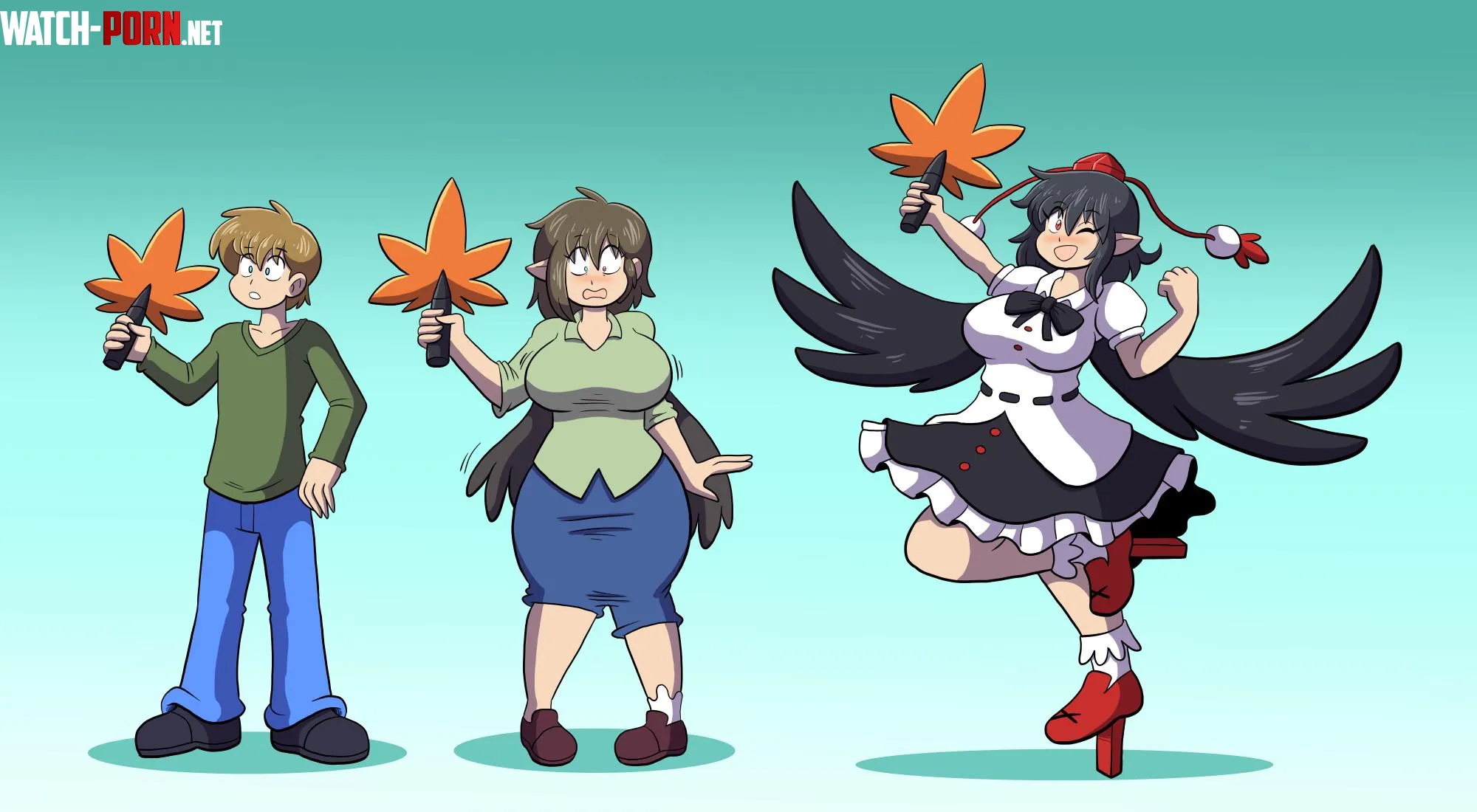 Aya Shameimaru TFTG by Grepstrash by The_Electric_Llama