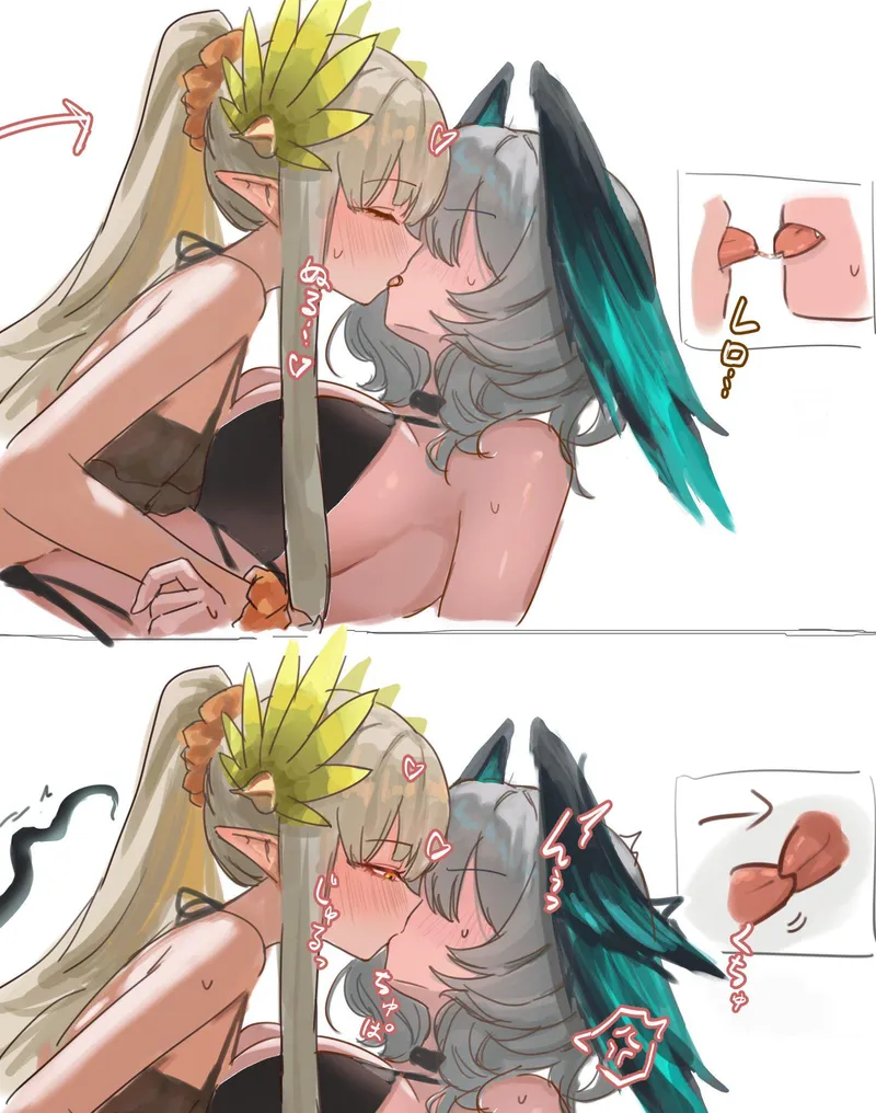 Thumbnail Tongue Play: Exploring Passionate Moments in Arknights by marxsander2016 | ecchi