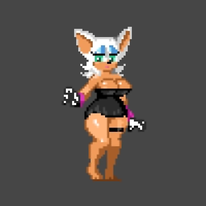 Thumbnail Pixel Art Admiration: YUBBAart's Rouge Illustration Debut
