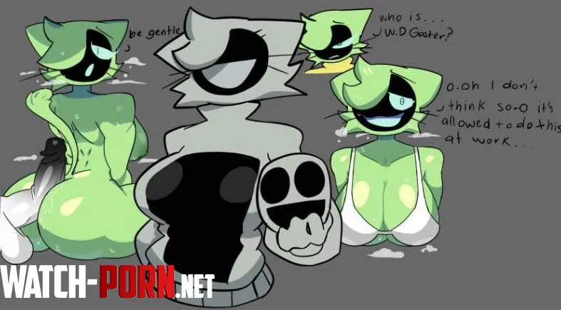 [ Gaster Follower ] got some big ol' bitties XD by Secretly_Hornnnyyy