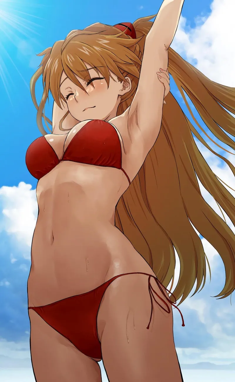 Thumbnail RockNStoneForLife Features Asuka Enjoying the Sun in Swimsuit