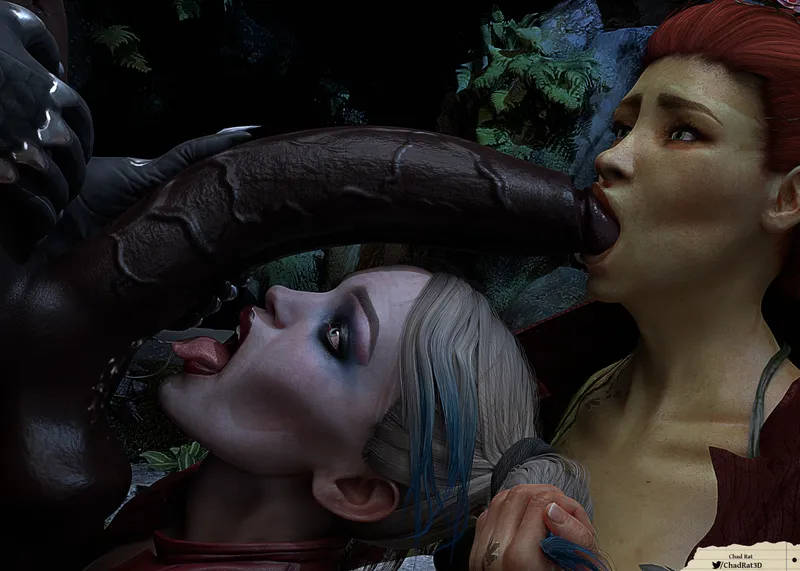 Thumbnail Harley and Poison Ivy working together (Chad Rat) [DC] by EroMestre