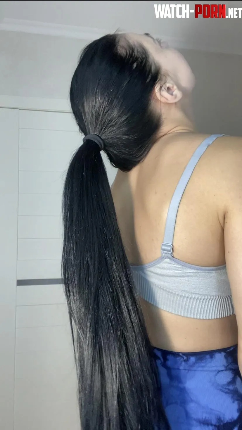 My black ponytail by SweetFitnessModel