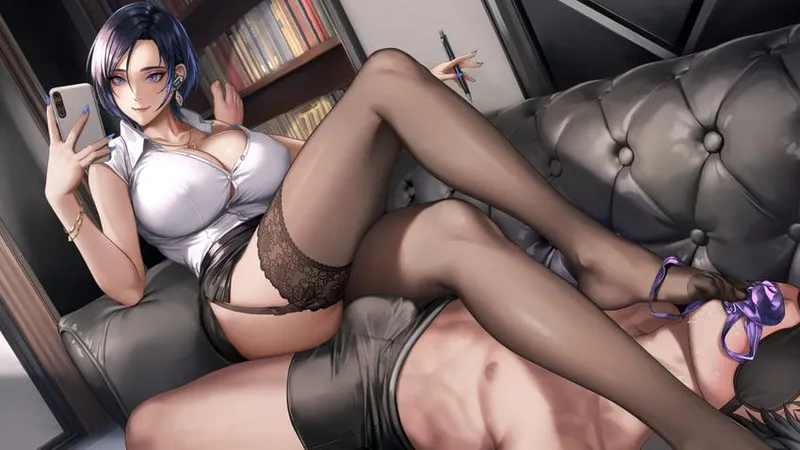 Thumbnail Enticing Sensations: Delve into 'Enjoying the smell of her panties' | hentaifemdom