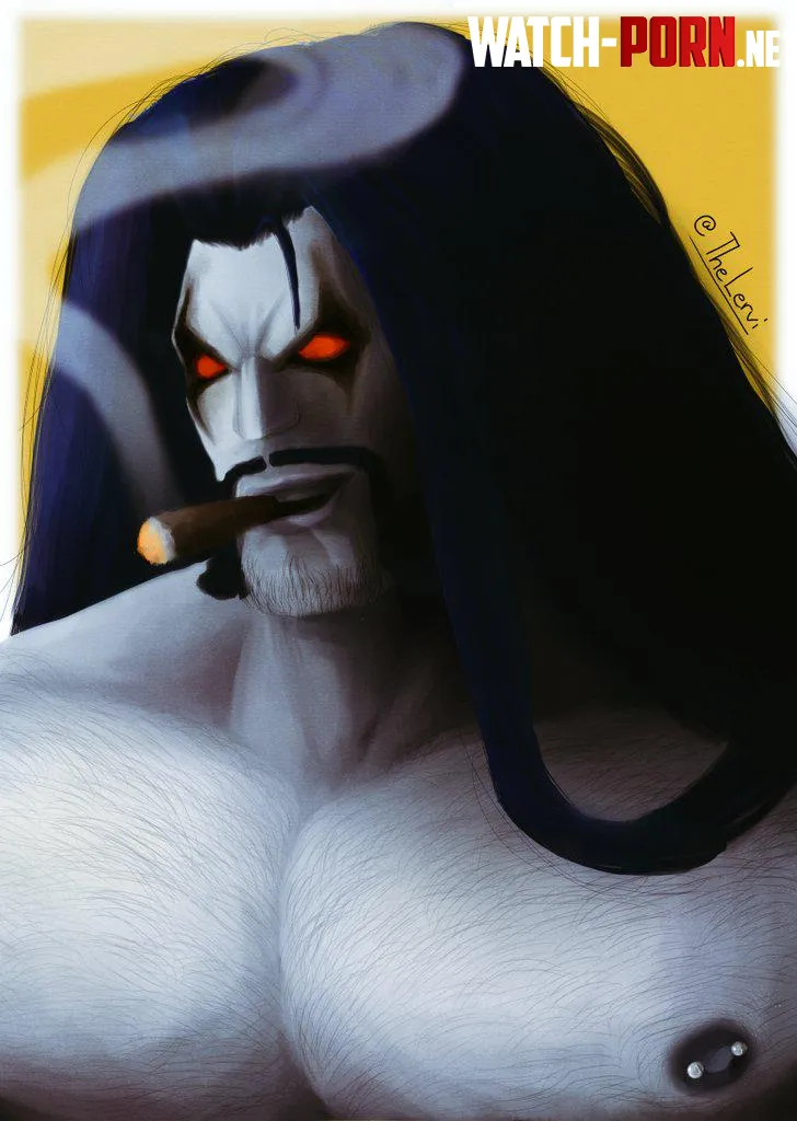 Lobo portrait (by me) by TheLervi