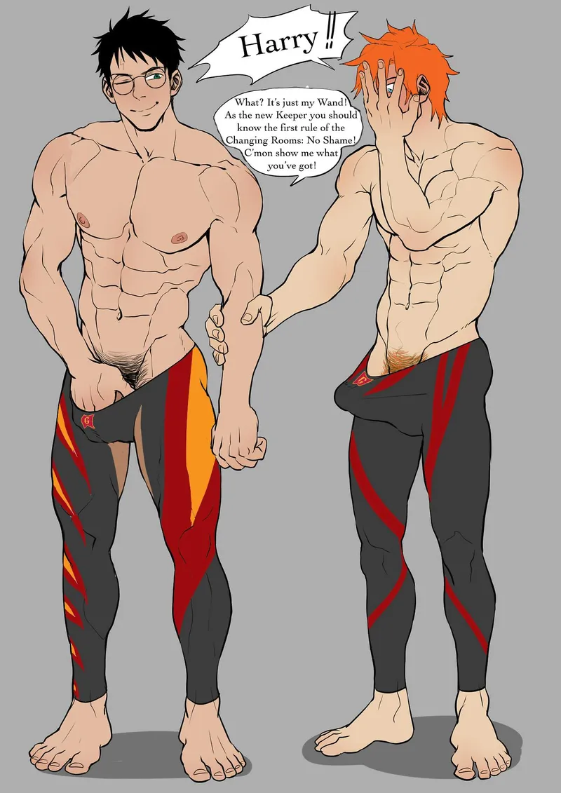 Thumbnail Join Harry and Ron in a Steamy Changing Room Encounter by EternalSnow05