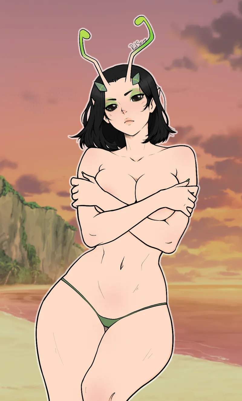 Thumbnail Mantis's Marvelous Persona: A Sensual Art Piece | ScornUnicorn8