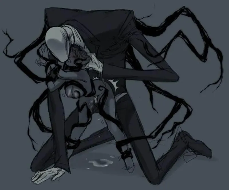 Thumbnail Unravel the Mystery of Slender Man's Forest Tonight in StuckHentai