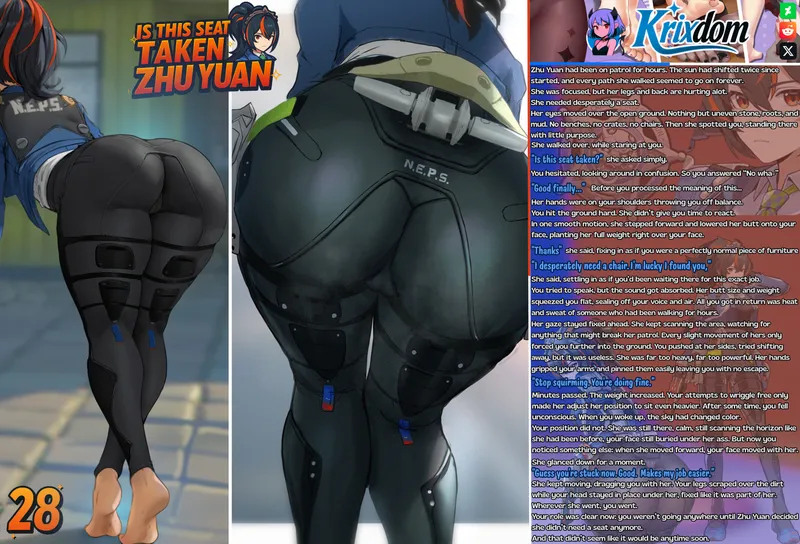 Thumbnail Sitting Sensation: Zhu yuan's Commanding Presence with Krixdom