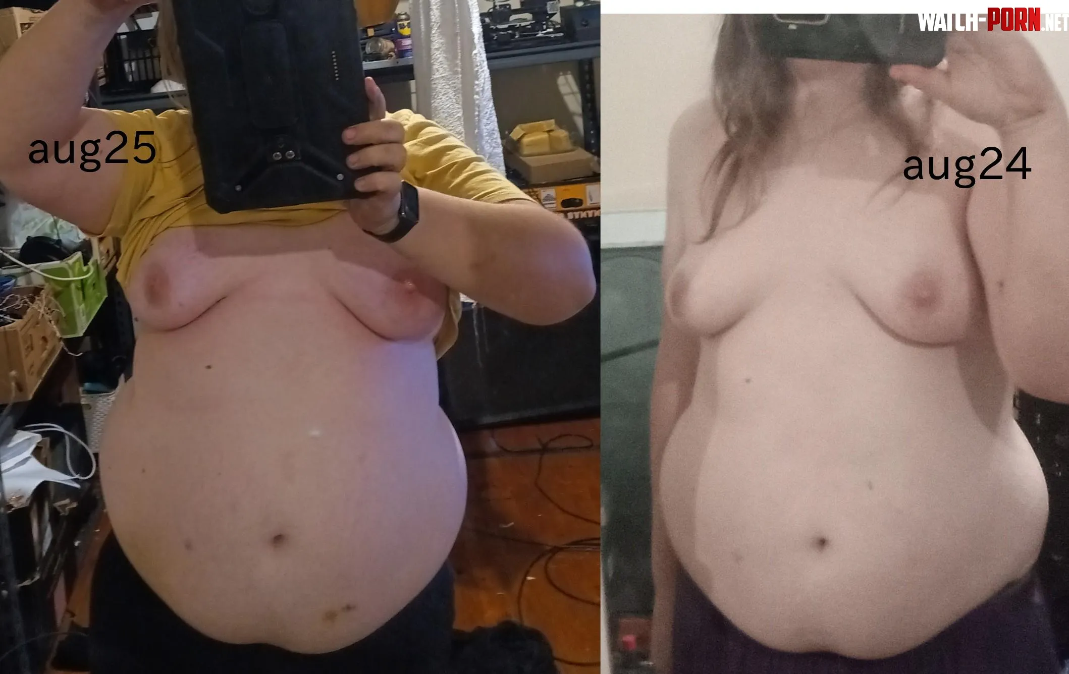 1 year of heavily eating and just having fun by gainer-nadia