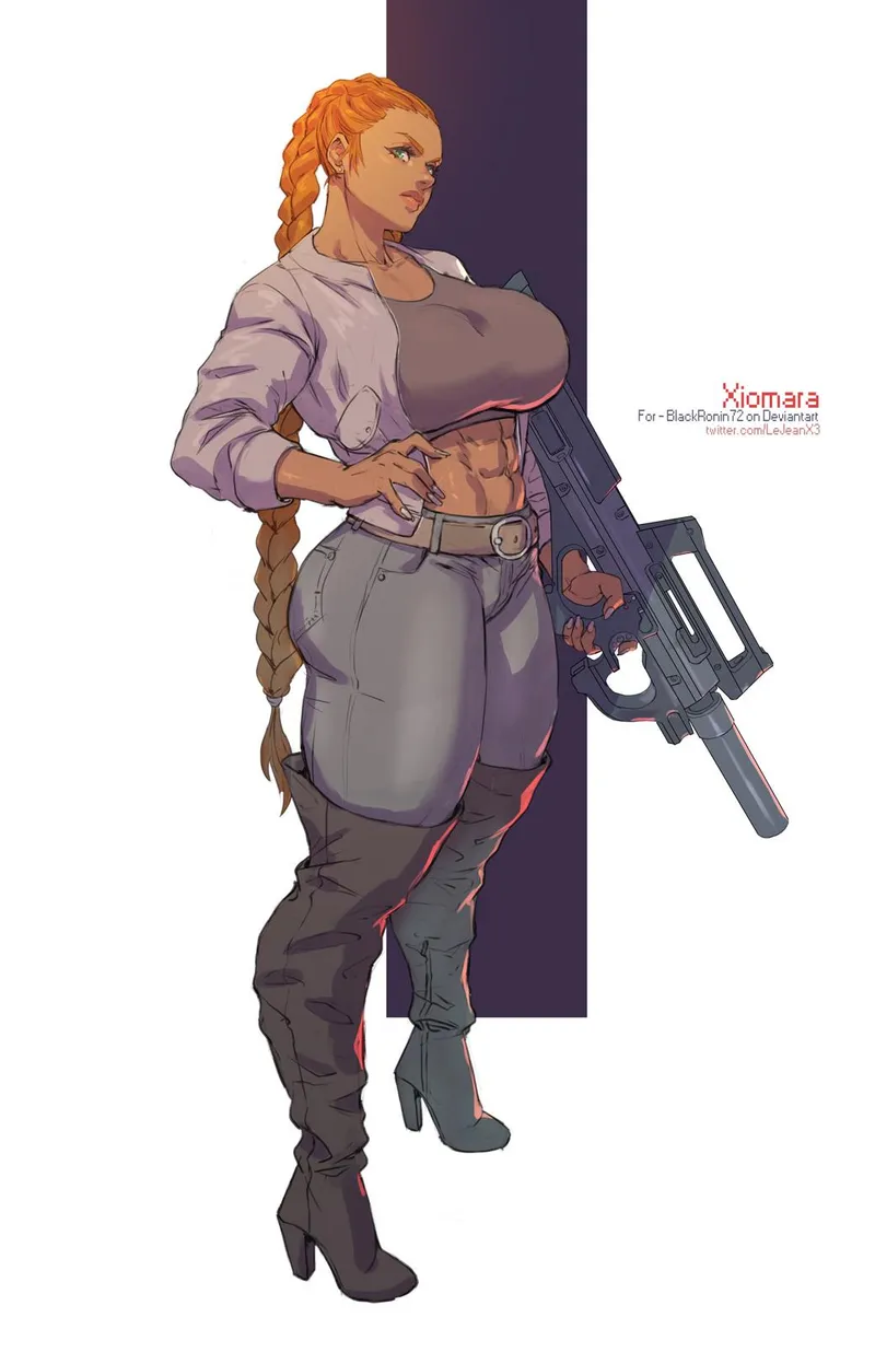 Thumbnail BlackRonin72 Xiomara by TheTMoneyMan: Unveiling fitdrawngirls Creations