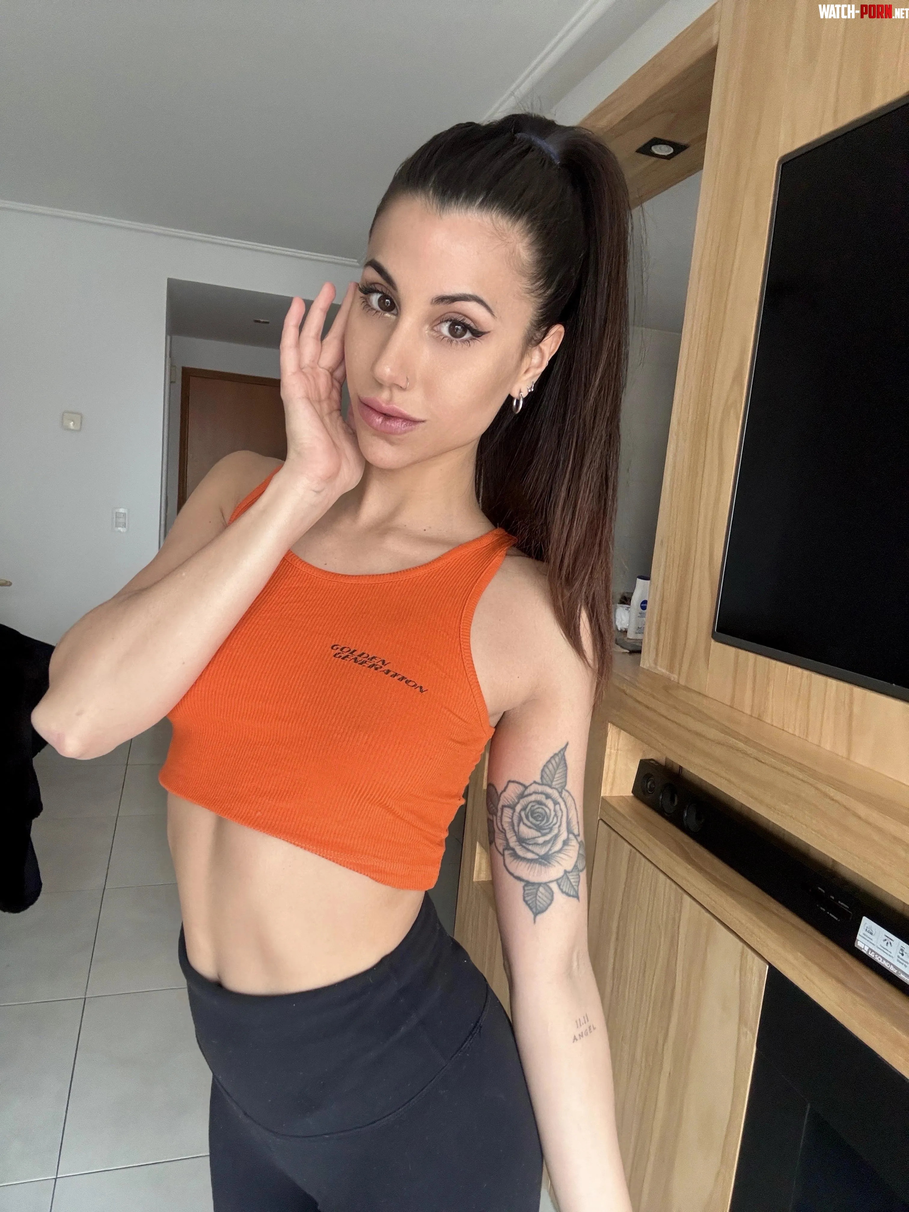 The orange highlights my Latin blood by lou-love11