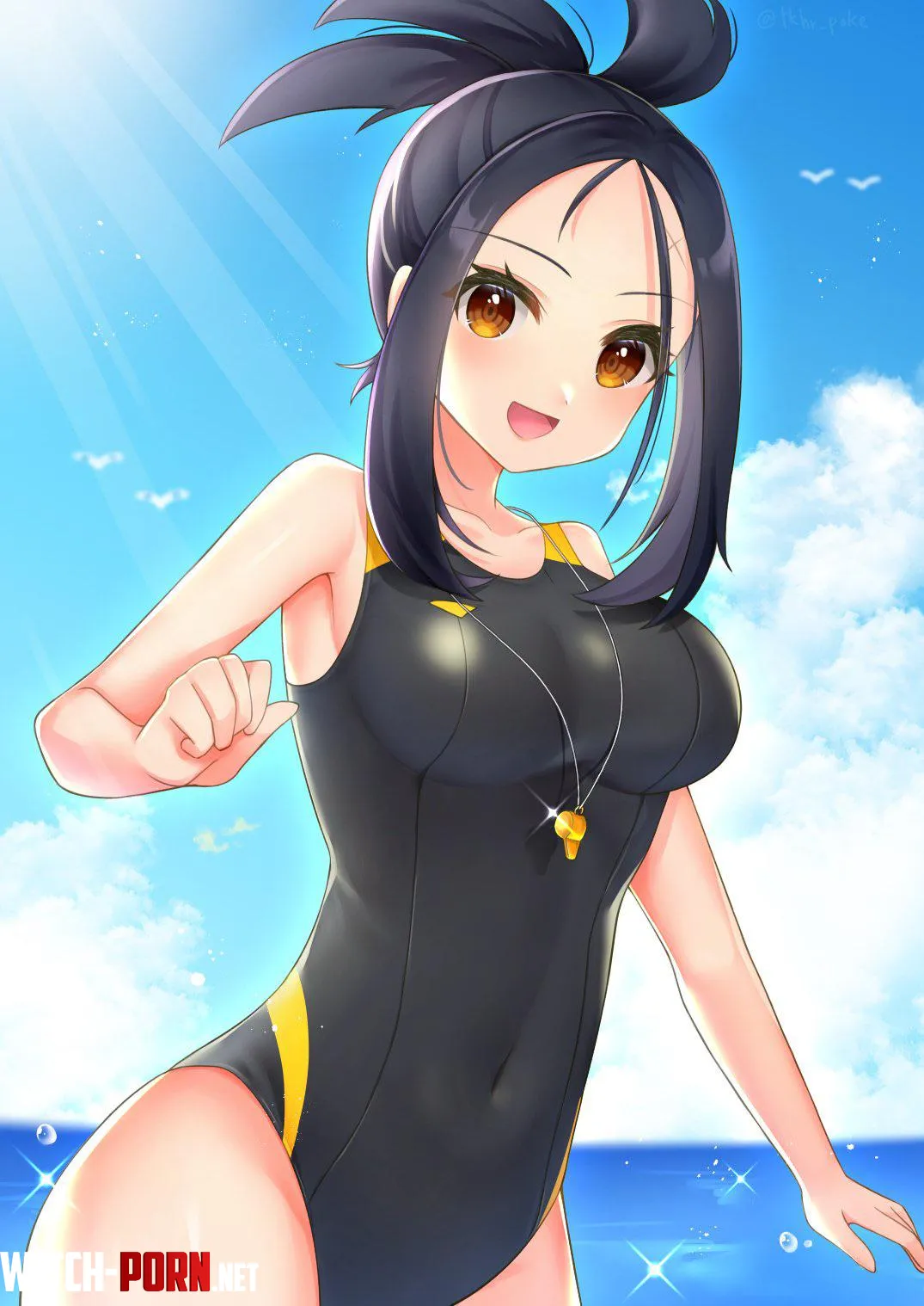 Swimming Teacher Dendra [Pokemon] by A_MASSIVE_PERVERT