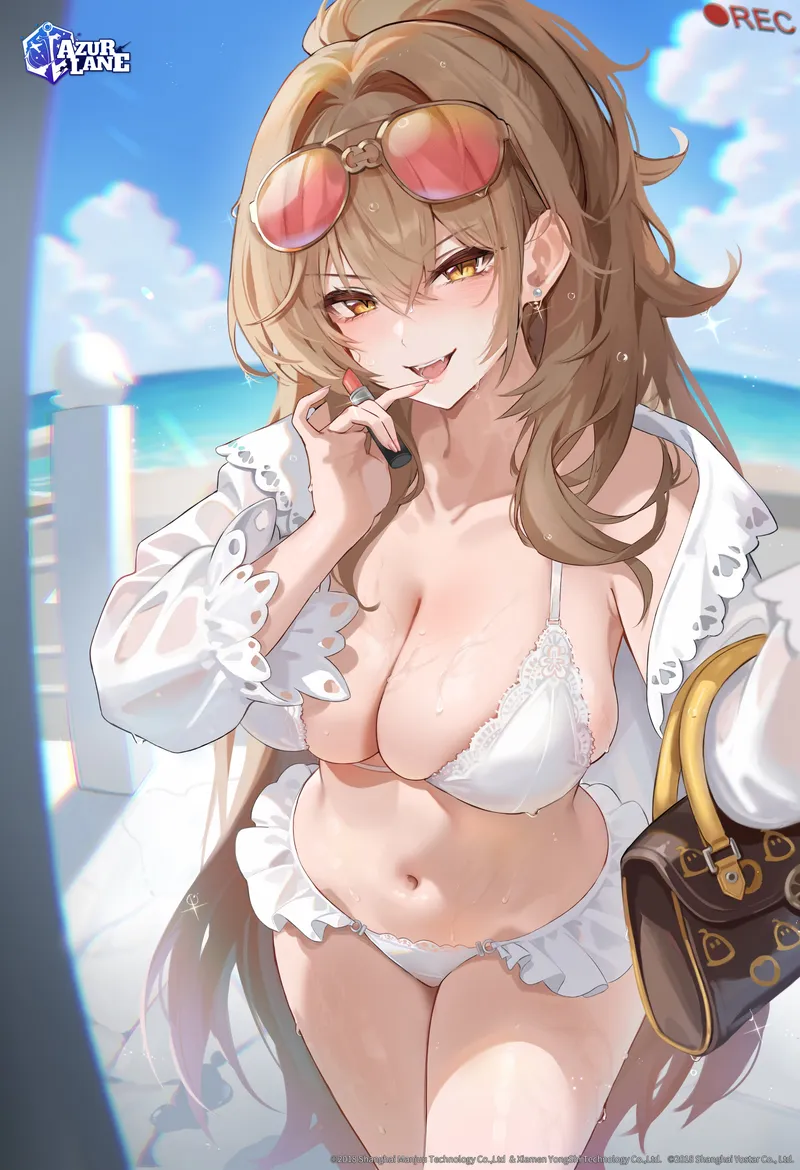 Thumbnail Join Mommy Lion at the Beach | Terran117 | AnimeMILFS