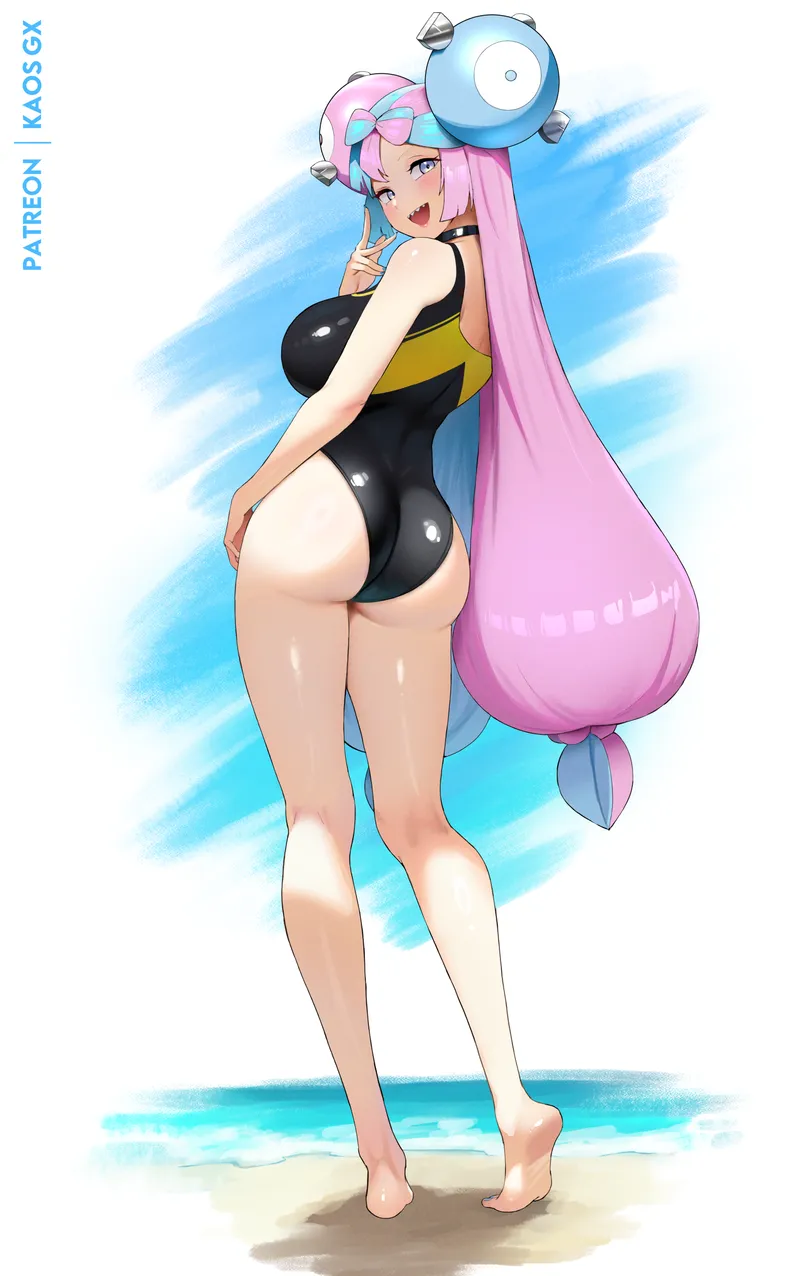 Thumbnail A_MASSIVE_PERVERT Spotlights Swimsuit Iono from Pokemon | swimsuithentai