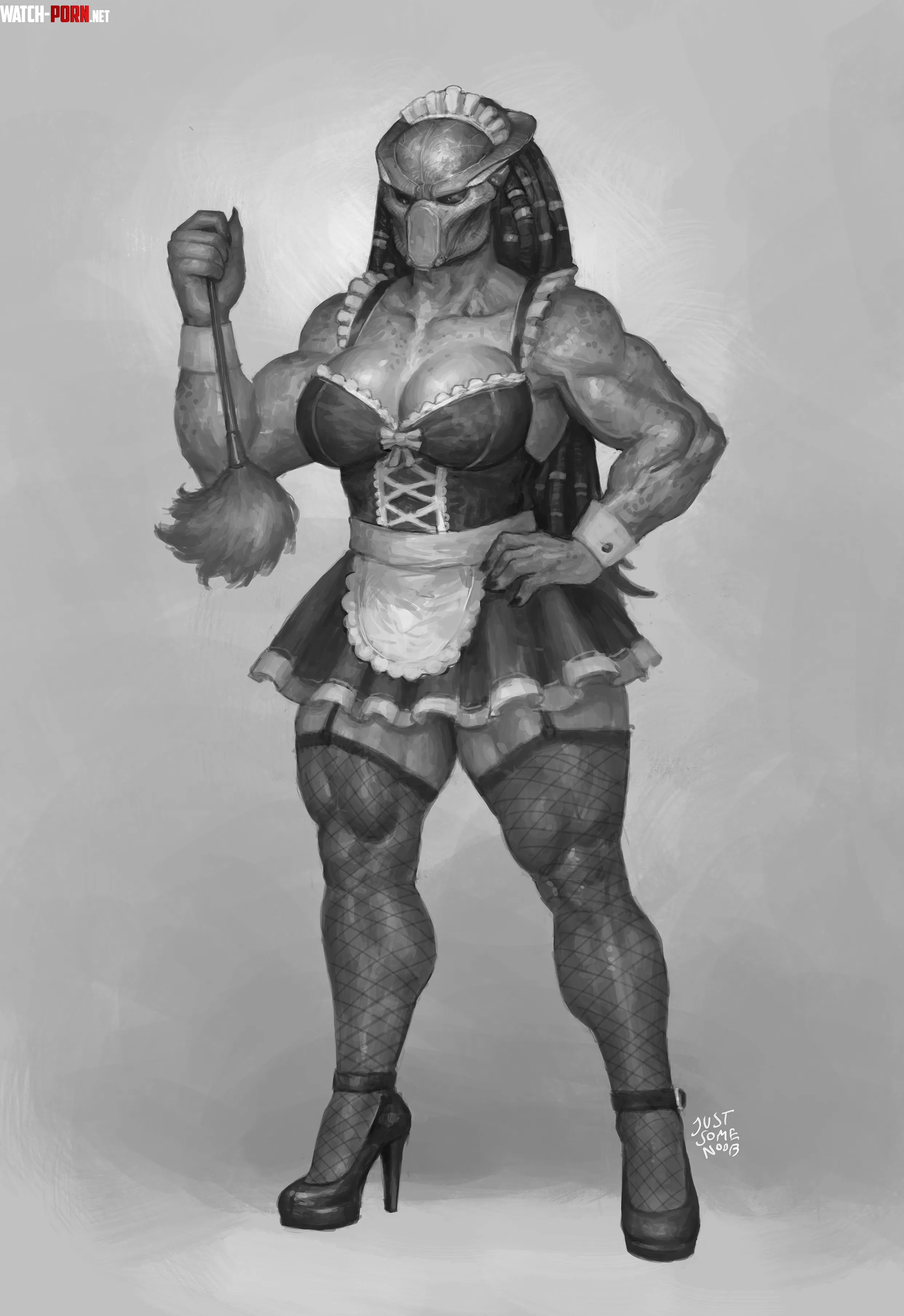 Yautja maid (@Real_JSN) by NautyNautilus
