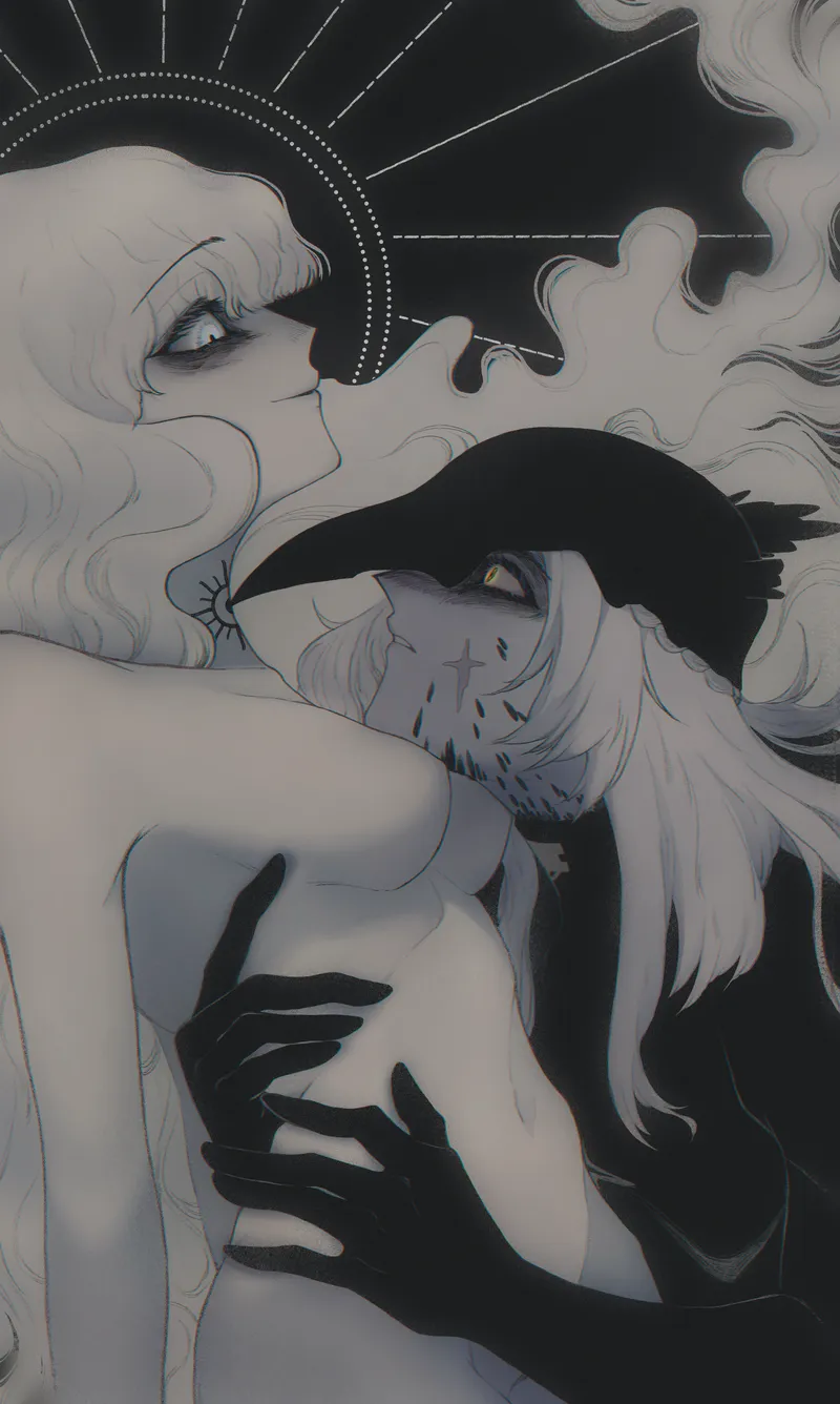 Thumbnail Yuri Dark Fantasy Manga Renna & Lily by DragonMasterGold | Closing Soon