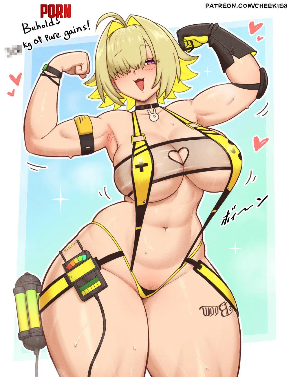 Buff Elegg (@Cheekie_) [Nikke: Goddess of Victory] by KrazyK1989