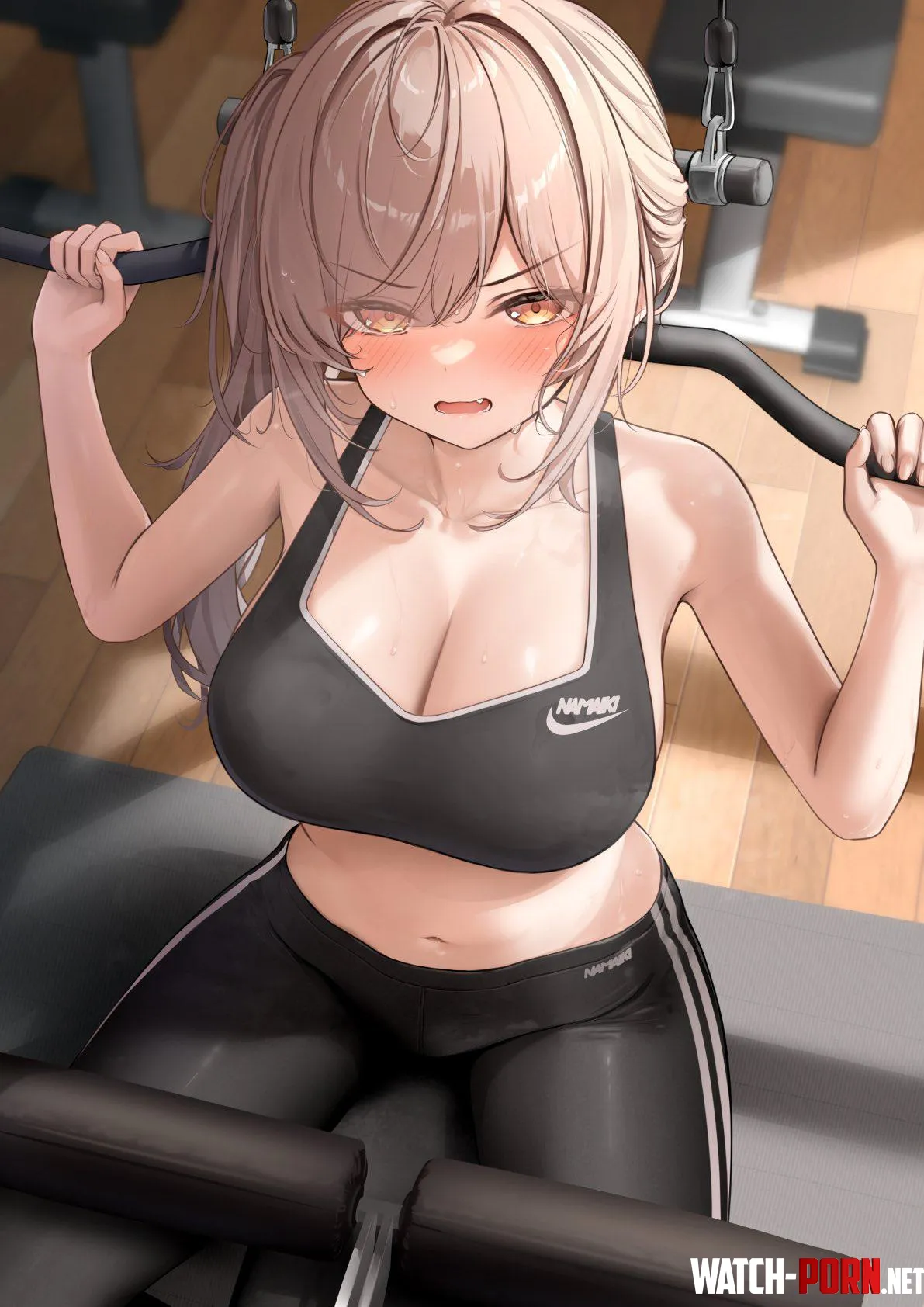 Watching her work out by marxsander2016